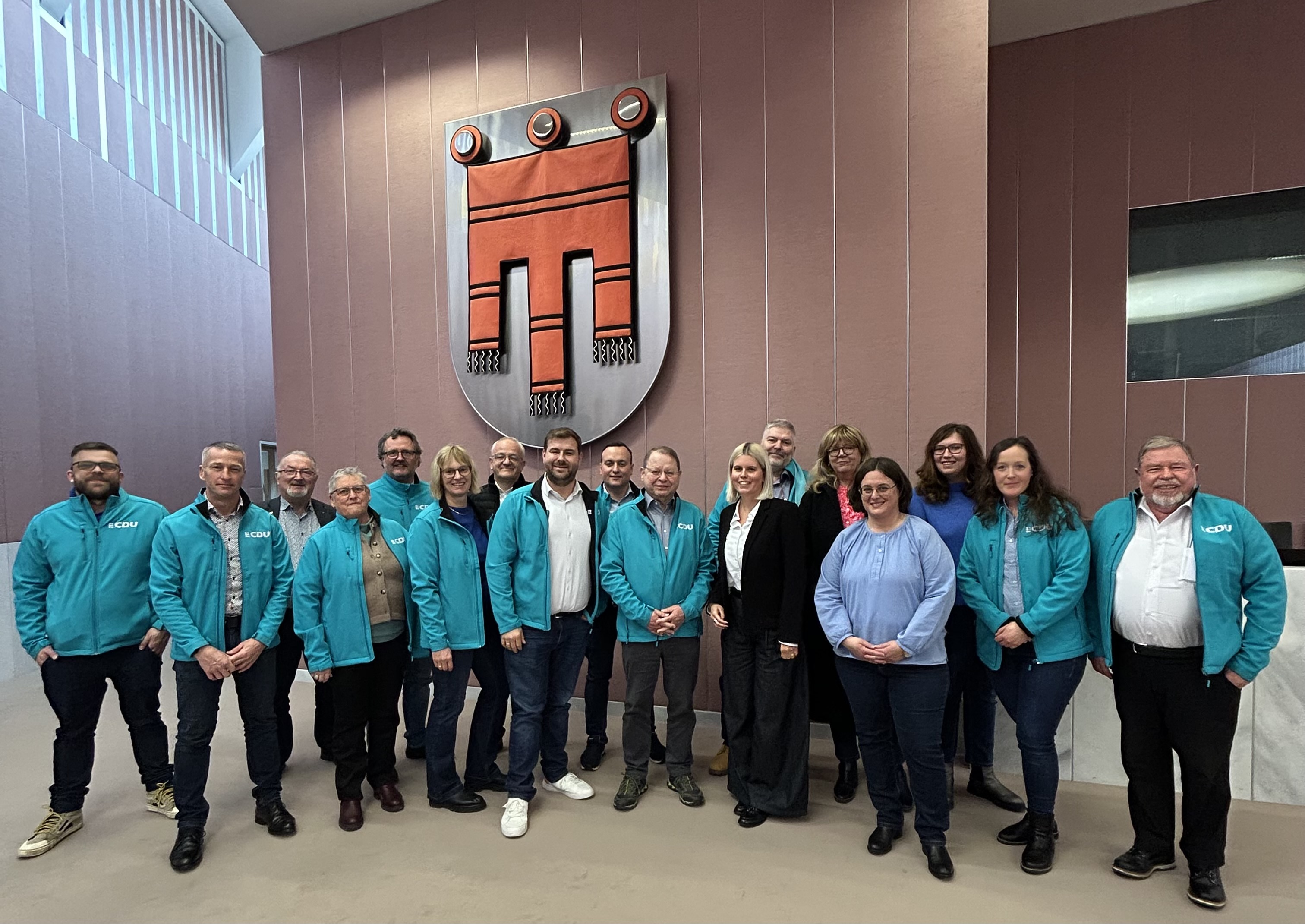 Treffen im Plenarsaal des Vorarlberger Landtags